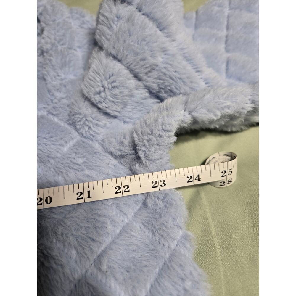 Cato large women's light blue fuzzy sweater - Picture 10 of 11